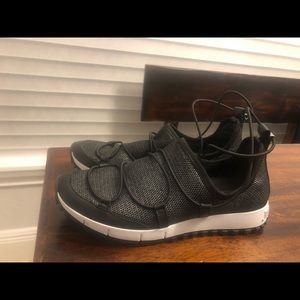 Jimmy Choo Andrea Metallic Slip-On Sneaker